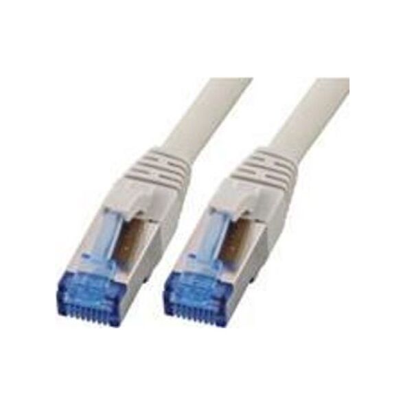 M-CAB Kabel sieciowy S / FTP (S-STP) szary 0,25 m Cat6a (3810)