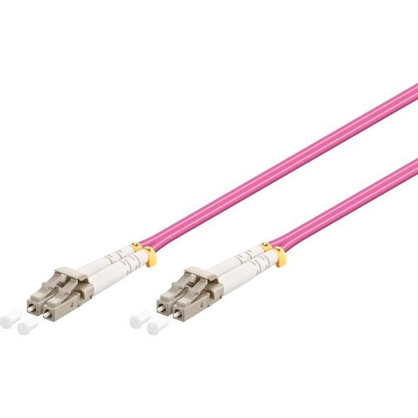 Goobay Wentronic goobay - Network cable - LC Multi- Mode (M) to LC Multi- Mode (M) - 3,0m - glass fiber - 50/125 Micrometer - OM4 - halogen free - violet (95936)