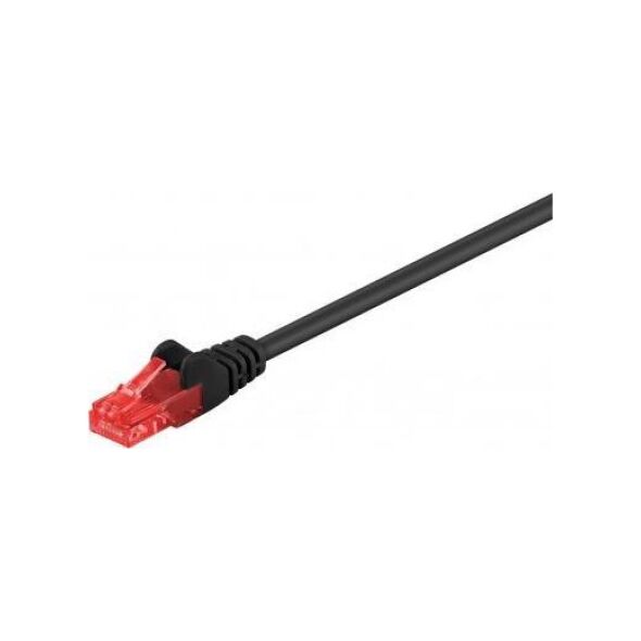 Goobay Wentronic Goobay CAT 6 Patch Cable, U/UTP, black, 20 m - CCA coppergemisch (68681)