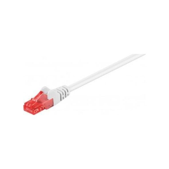 Goobay Wentronic Goobay CAT 6 Patch Cable, U/UTP, white, 7.5 m - CCA coppergemisch (68638)