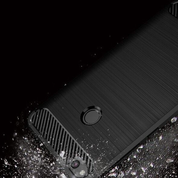 CASE ETUI CARBON LUX CZARNY XIAOMI REDMI 6A