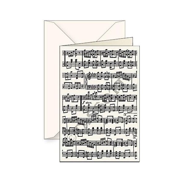 Tassotti Karnet B6 + koperta Music