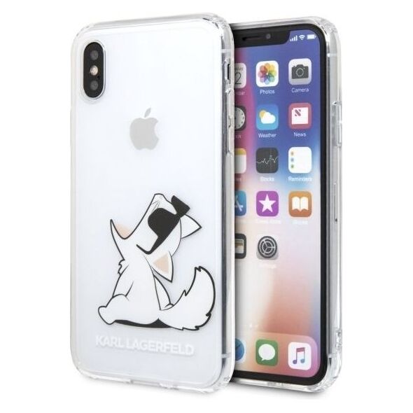 Karl Lagerfeld Etui KLHCPXCFNRC iPhone X/XS transparentne