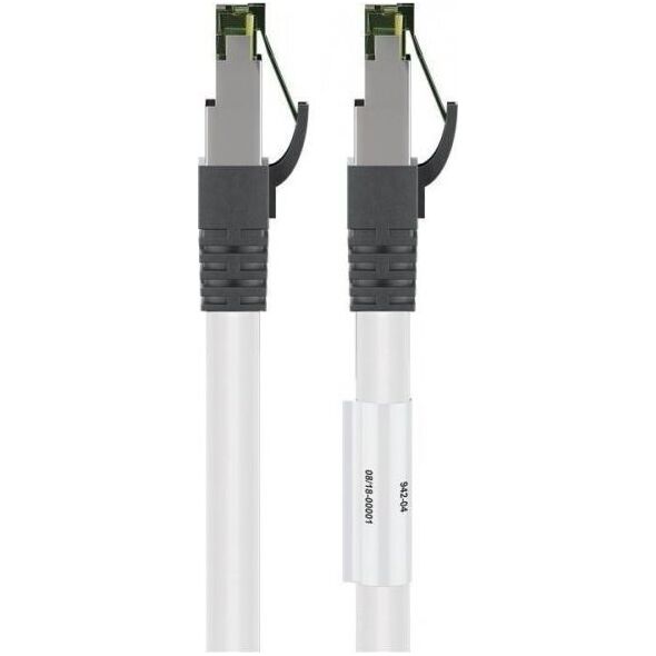 Goobay Goobay CAT 8.1 patch cable, S / FTP (PiMF), white, 3 m - LSZH halogen-free, copper AWG 24 (55126)
