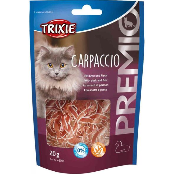 Trixie Przysmak PREMIO Carpaccio z kaczką i dorszem, 20 g (TX-42707)