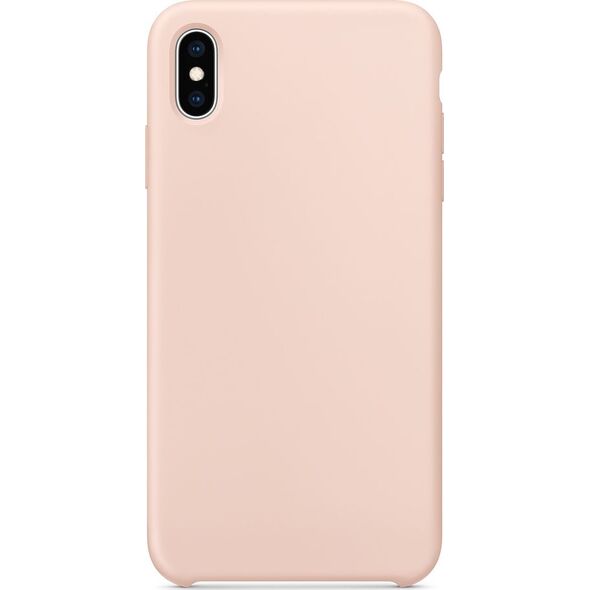 Hurtel Silicone Case elastyczne silikonowe etui pokrowiec iPhone XS Max różowy