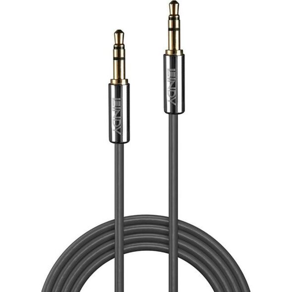 Kabel Lindy Jack 3.5mm - Jack 3.5mm 3m srebrny (35323)