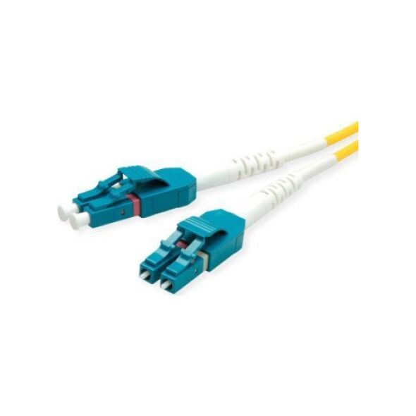 Roline ROLINE LWL- Cable Duplex, Single Mode 9/125µm OS2, LC/LC, yellow, 0,5 m (21.15.8780)