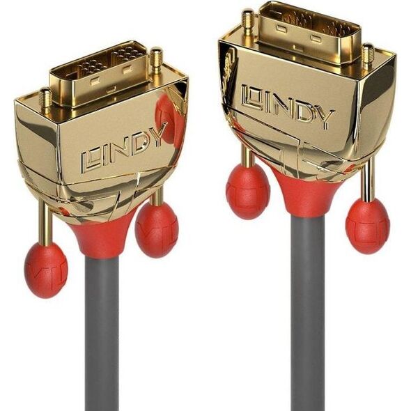 Kabel Lindy DVI-D - DVI-D 20m złoty (36217)