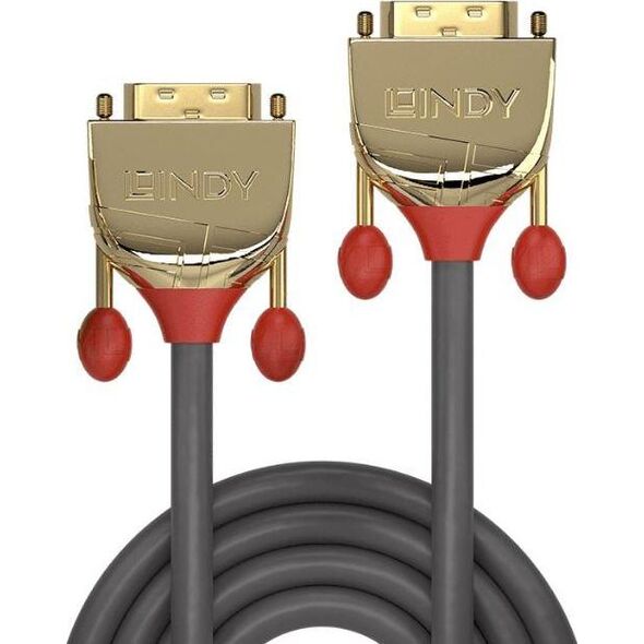 Kabel Lindy DVI-D - DVI-D 20m złoty (36217)