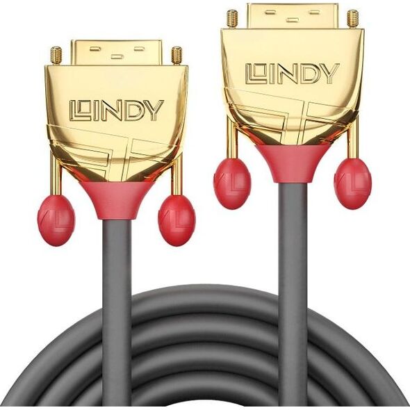 Kabel Lindy DVI-D - DVI-D 3m czarny (JAB-3884330)