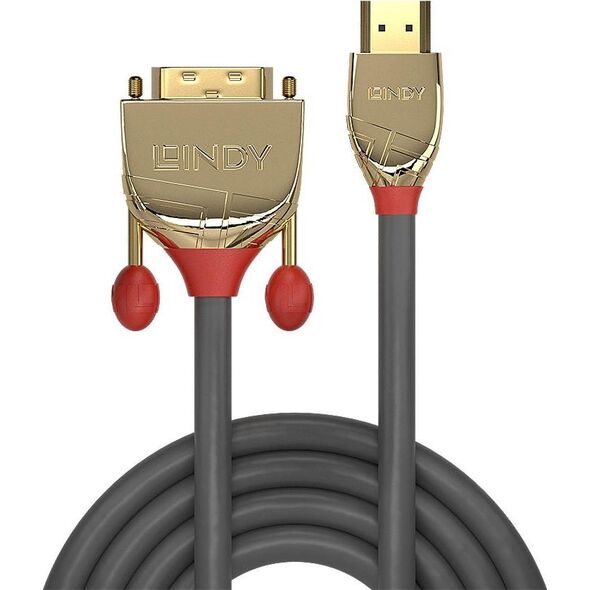 Kabel Lindy HDMI - DVI-D 3m czarny (36196)
