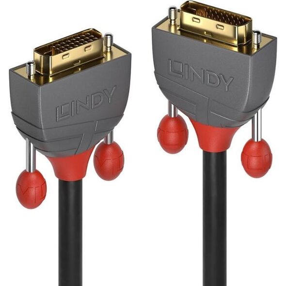 Kabel Lindy DVI-D - DVI-D 15m szary (36227)