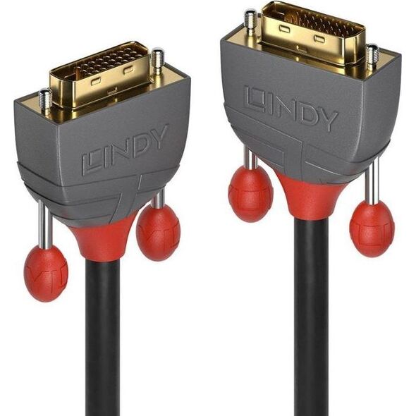 Kabel Lindy DVI-D - DVI-D 10m szary (36226)