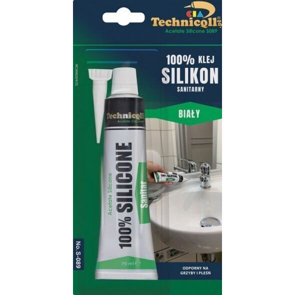 Technicoll TECHNICOLL SILIKON SANITARNY BIALY 70ML