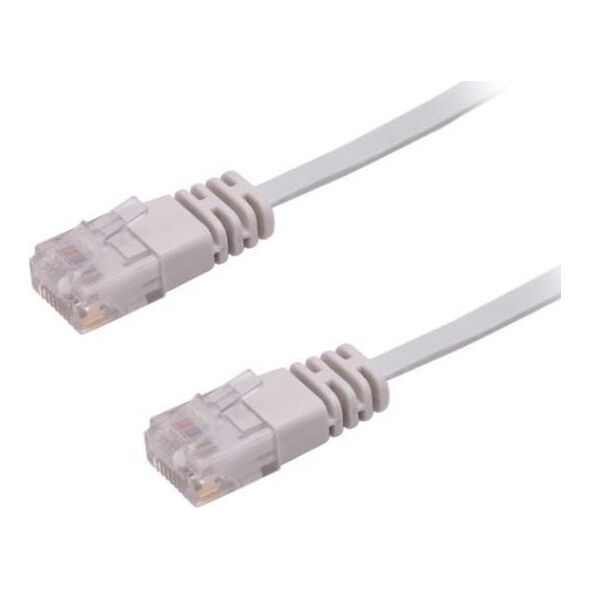 MicroConnect Patchcord U/UTP CAT6 0.25M Grey Flat