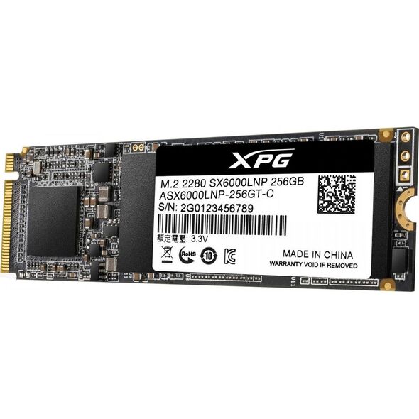 Dysk SSD ADATA XPG SX6000 Lite 256GB M.2 2280 PCI-E x4 Gen3 NVMe (ASX6000LNP-256GT-C)