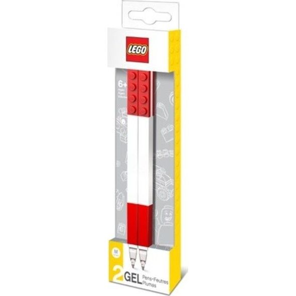 LEGO Długopisy żelowe (2 szt.) czerwone