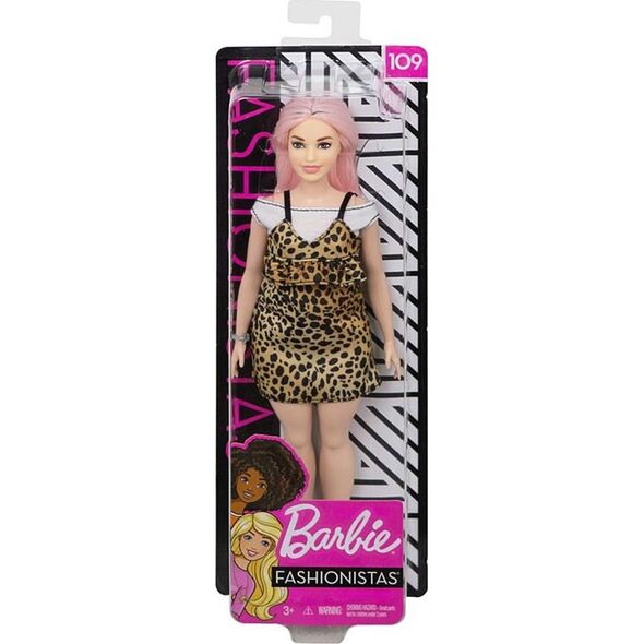 Lalka Barbie Mattel Lalka Barbie® Fashionistas® Modne Przyjaciółki Różowe włosy (FXL49)