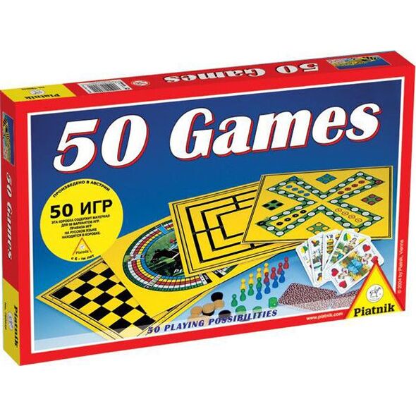 Piatnik Zestaw 50 gier (litewski)