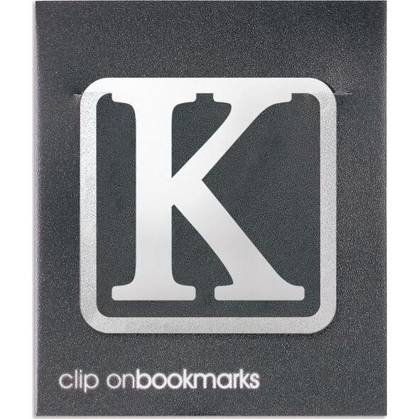 IF Metalowa zakładka - Litera K Clip-on