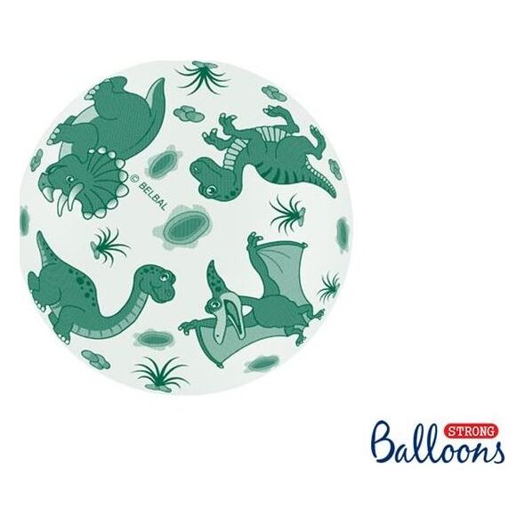 Party Deco Balon Dinozaury, mix, 30 cm, 6 szt. uniwersalny