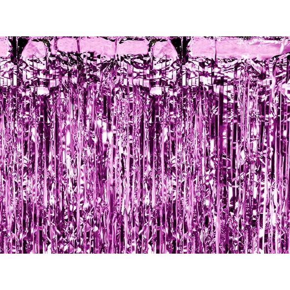 Kurtyna imprezowa, purpurowa, 90x250 cm. uniwersalny