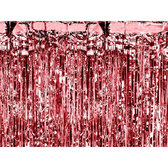 Kurtyna imprezowa, czerwona, 90x250 cm. uniwersalny