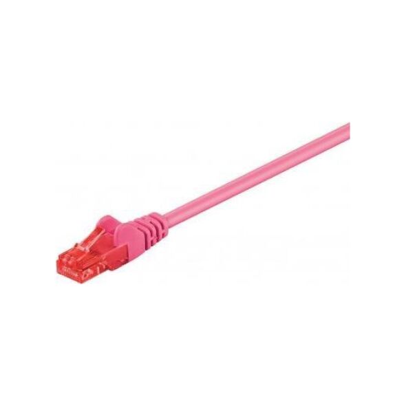 Goobay Goobay CAT 6 Patch Cable U/UTP Magenta 1m