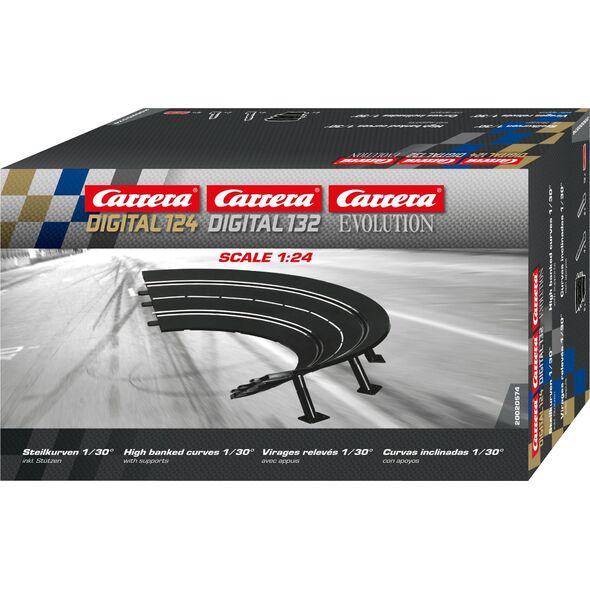 Carrera Pochyły zakręt 1/30 6 szt.  (GCX3160)