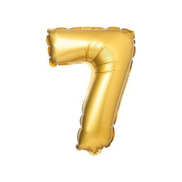 Arpex Balon foliowy cyfra "7" złota 71cm (28")
