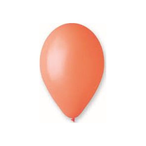 GoDan Balon pastel pomarańczowy 12"" paczka 100 szt., średnica 30 cm (12"), obwód 95 cm