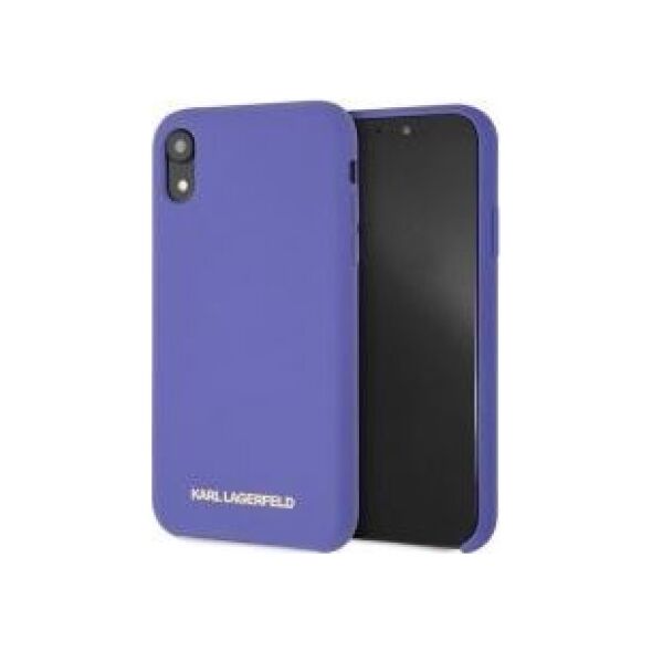 Karl Lagerfeld KARL LAGERFELD HARD CASE SILICONE KLHCI61SLVOG IPHONE XR FIOLETOWY standard