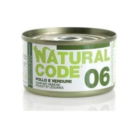 Natural Line s.r.l Karma mokra 06 z kurczakiem i warzywami sos 85g