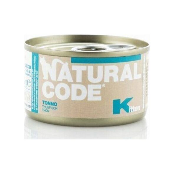 Natural Line s.r.l NATURAL CODE KOT 85g KITTEN TUŃCZYK 1szt