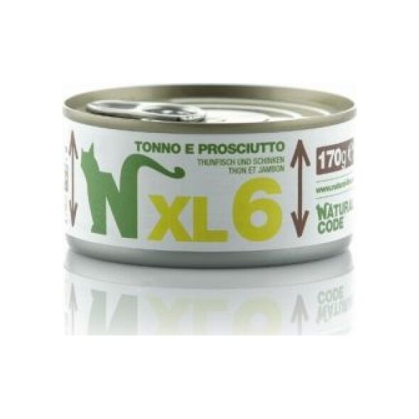 Natural Line s.r.l Karma mokra 06 z tuńczykiem i szynką 170g