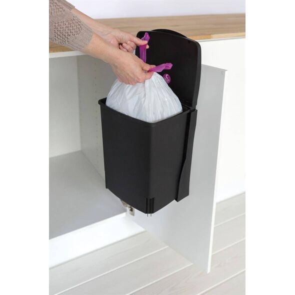 Kosz na śmieci Brabantia szafkowy czarny (395246)