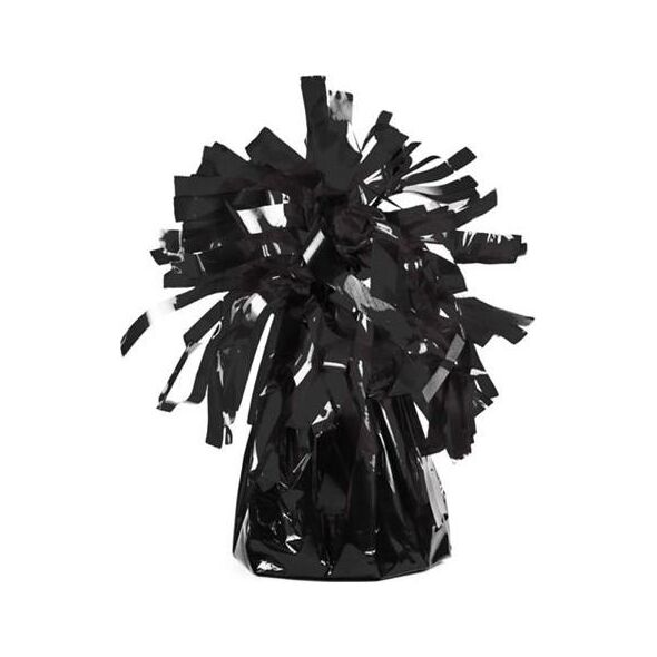 Party Deco Ciężarek do balonów, czarny, 7 cm, 130 g, 4 szt. uniwersalny