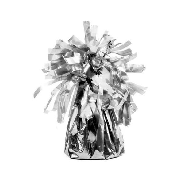 Party Deco Ciężarek do balonów, srebrny, 7 cm, 130 g, 4 szt. uniwersalny