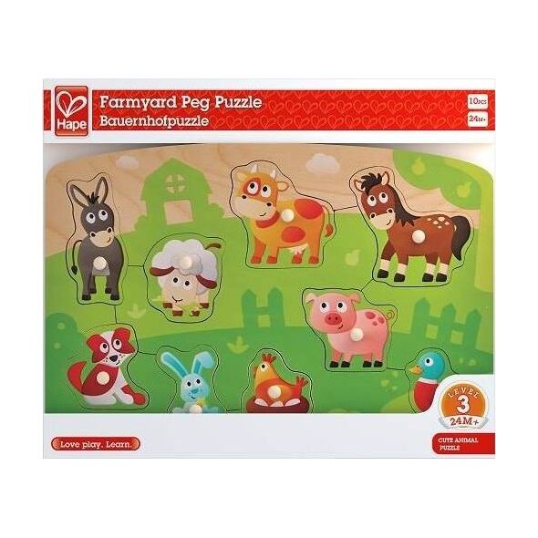 Hape Puzzle - zwierzęta wiejskie