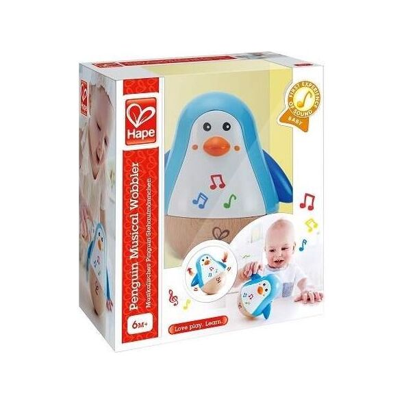 Hape HAPE Grzechotka pingwin do zabawy dla dzieci uniw