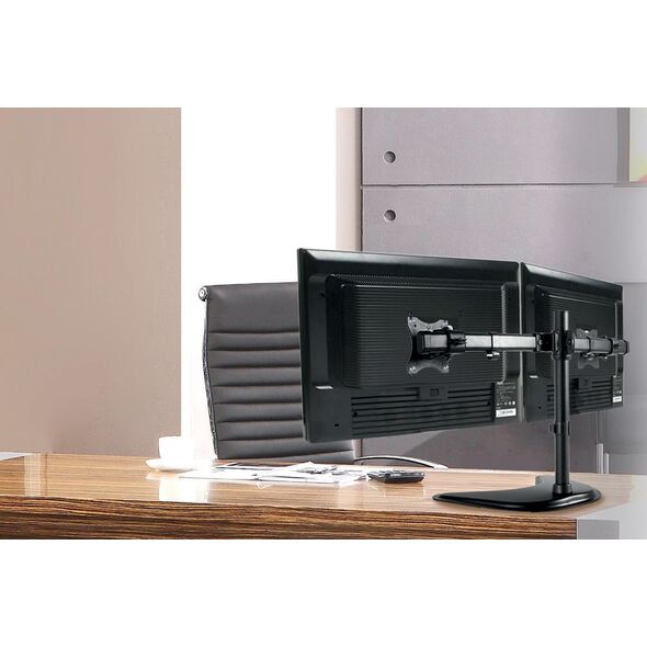 Neomounts Stojak biurkowy na 2 monitory 10" - 27" (NM-D335DBLACK)