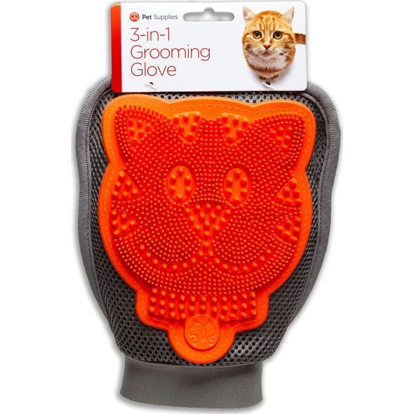 Pet Supplies RĘKAWICA PIELĘGNACYJNA WZÓR KOT