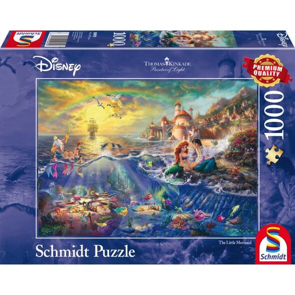 Schmidt Spiele Puzzle Thomas Kinkade: Mała syrenka Ariel (59479)