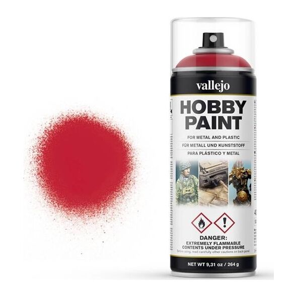 Vallejo Farba Modelarska Fantasy Color Bloody Red Vallejo Spray uniwersalny