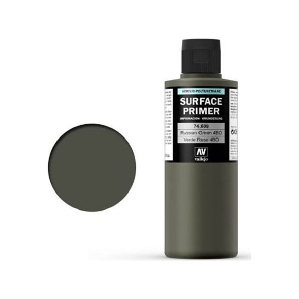 Vallejo Russian Green 4BO 200 ml. Podkład Akrylowy Vallejo Surface Primer uniwersalny