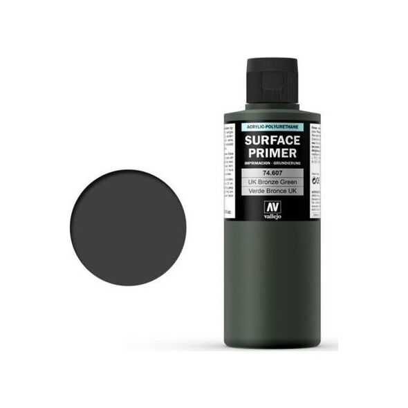 Vallejo U.K. Bronze Green 200 ml. Podkład Akrylowy Vallejo Surface Primer uniwersalny