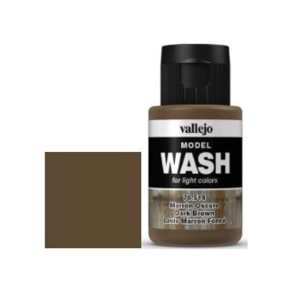 Vallejo Vallejo Model Wash Dark Brown 76514 uniwersalny