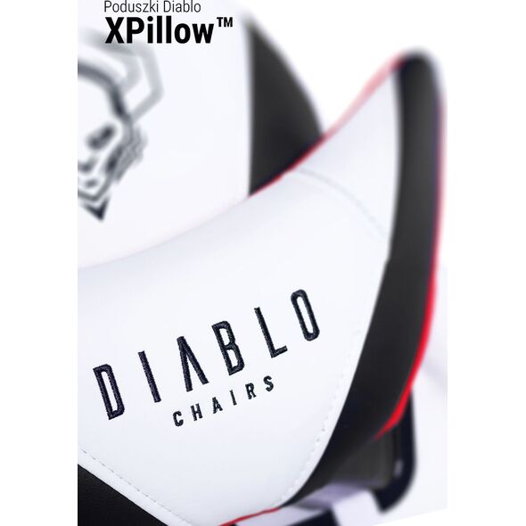 Fotel Diablo Chairs X-RAY King Size XL biały