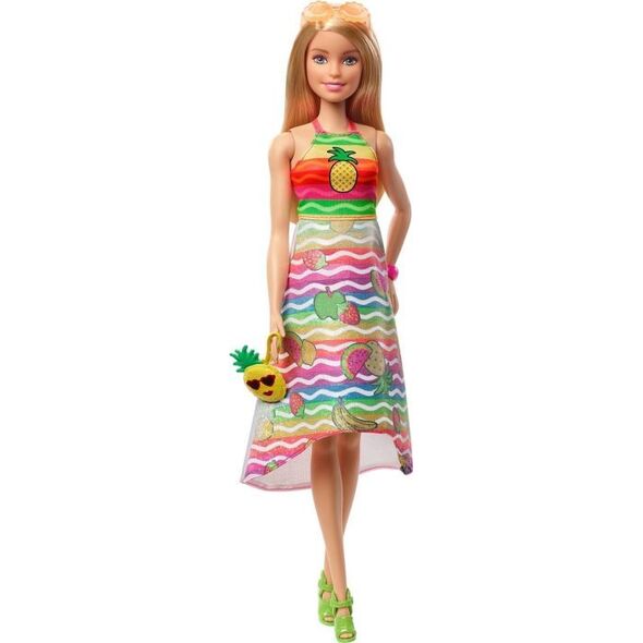 Lalka Barbie Mattel Barbie Loves Crayola Fruity Color (GBK18)